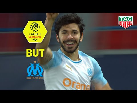 But Morgan SANSON (47') / SM Caen - Olympique de Marseille (0-1)  (SMC-OM)/ 2018-19