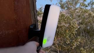 Wireless Outdoor Motion Sensor Light, 3-Mode Security Wall Light with Remote, 10000mAh Rechargeable
