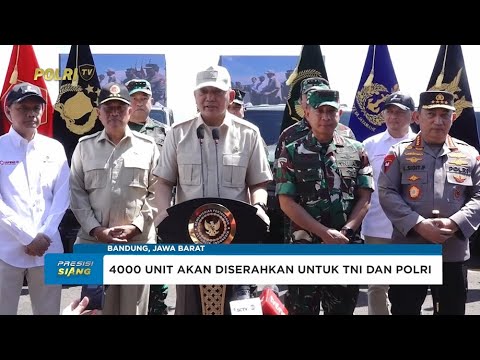 MENHAN SERAHKAN SEBANYAK 700 UNIT KENDARAAN TAKTIS MAUNG KEPADA TNI DAN POLRI