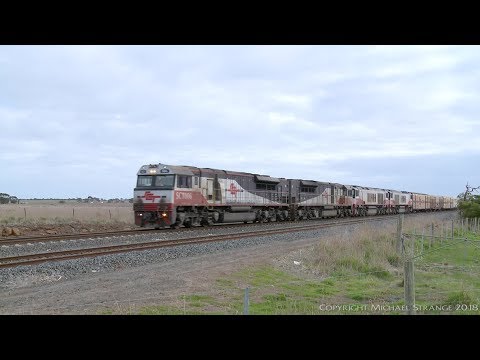 5PM9 SCT Freight Train  - PoathTV Australian Railways