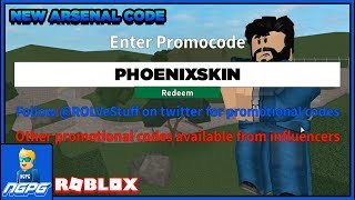 Codes For Arsenal Roblox Wiki Kenh Video Giải Tri Danh Cho Thiếu - phoenix skin code for roblox arsenal