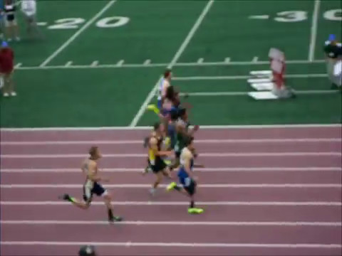 2013 MSHSL Class 2A Track & Field Championship Meet - Boys 100 Meter Dash PRELIMS (Heat 2 Of 3)
