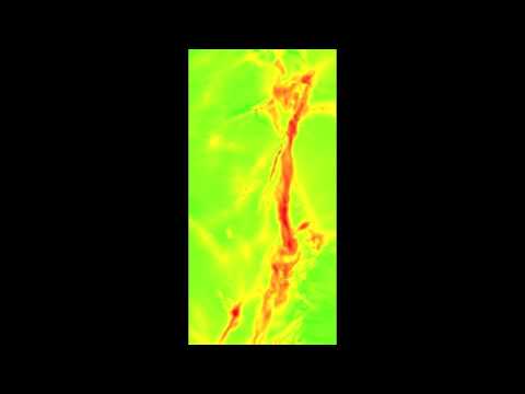 Evolution of a cosmic filament at high resolution with ENZO