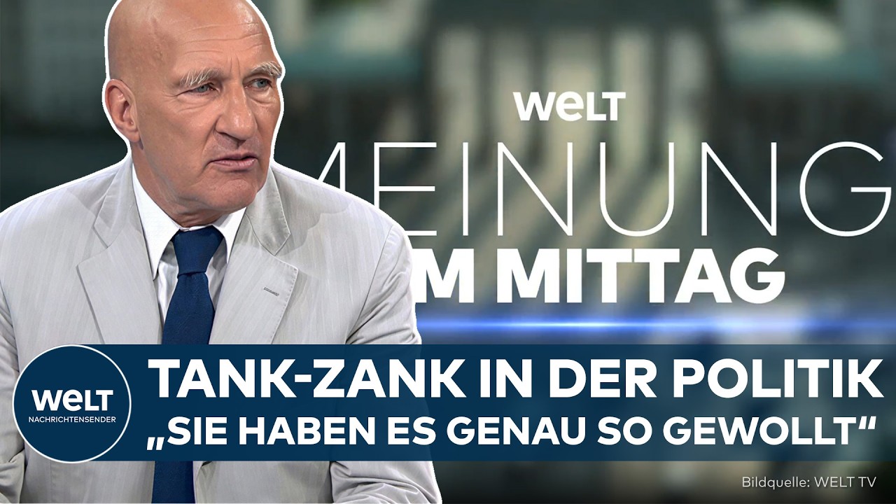 MEINE MEINUNG: "Sie haben es ausdrücklich so gewünscht" – Lemmer zum großen Tank-Zank in der Politik