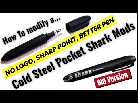 How to modify a Cold Steel Pocket Shark Pen