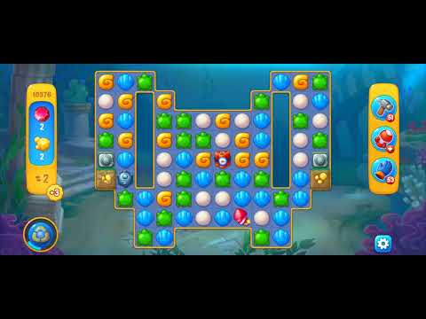 Fishdom Easy Level 10376 (with ingame boosters and Hammer) @choraelmin