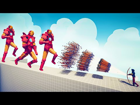 3x IRON MAN GIANT vs EVERY GOD - 🏹Totally Accurate Battle Simulator TABS