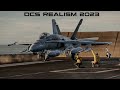 Realistic F/A-18 Carrier Launch (DCS World Cinematic)