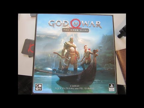 God of War (CMON) - Videospiel Umsetzung als Brettspiel bzw. Kartenspiel - Neuheit Essen 2019
