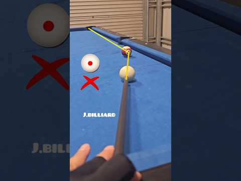 How to Perfectly Aim Ball Near Cushion in Pool #8ballpool #poolshots #billiards
