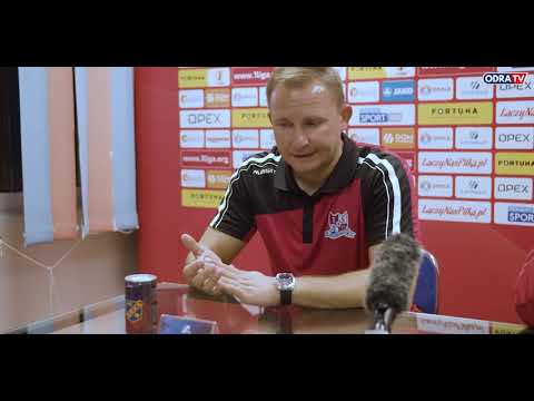 Konferencja po meczu Odra Opole - Podbeskidzie Bielsko Biała