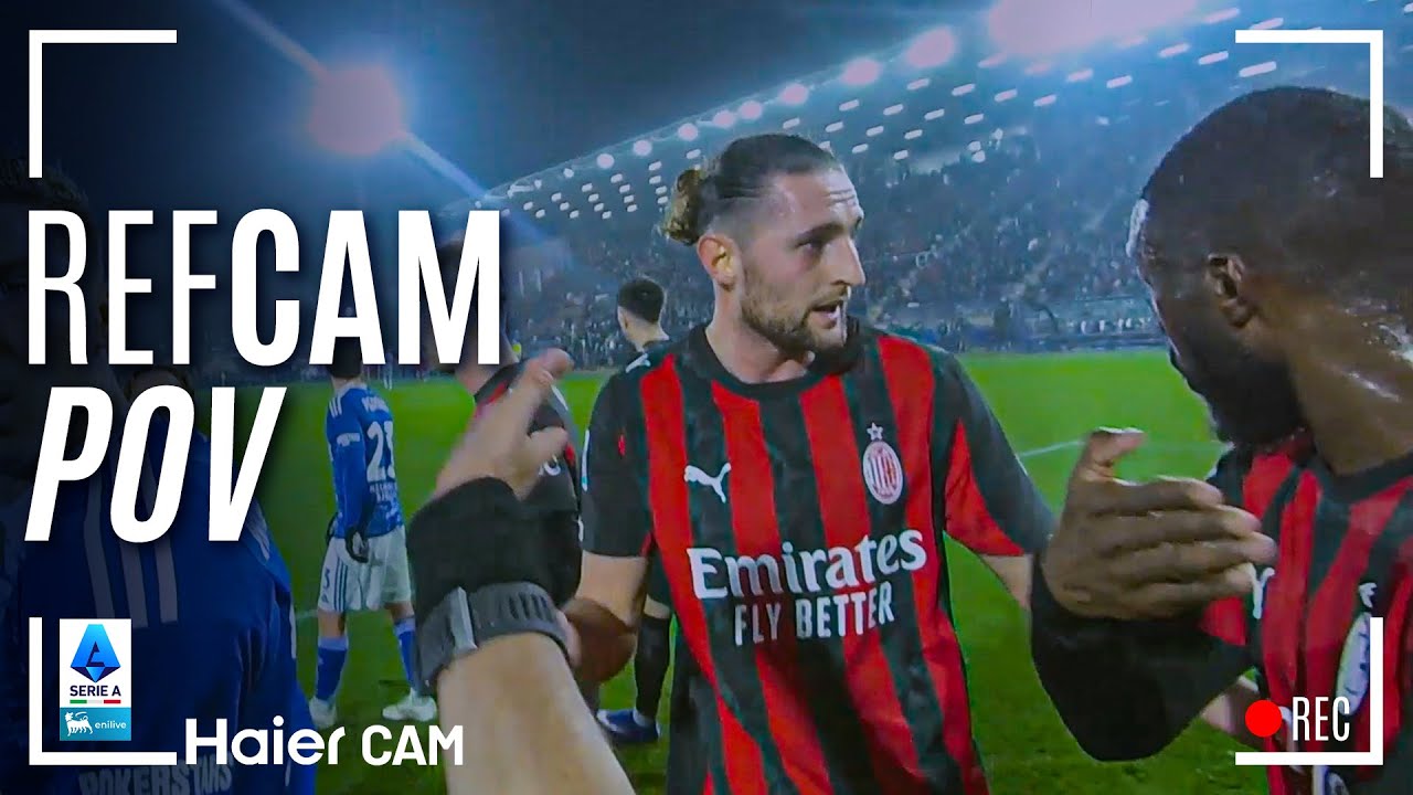 HAIER CAM | REF CAM POV: You Are The Referee in Como-Milan | Serie A 2025/26
