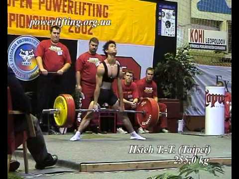 2002 IPF World Championship Hsieh Tsung Ting 255 kg Deadlift