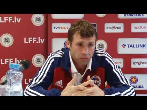 18.05.2013. Latvijas Kausa fināls: Viktors Dobrecovs preses konferencē