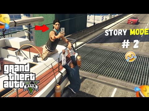 Grand Theft Auto 5 Walkthrough😂 | Part - 2 | GTA V Funny Story Mode