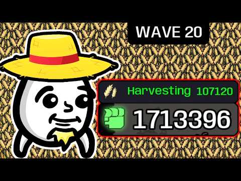 Infinitely Stacking Harvesting is as Broken as Youd Think | Brotato (UNmodded)