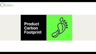 TfS Product Carbon Footprint Guideline