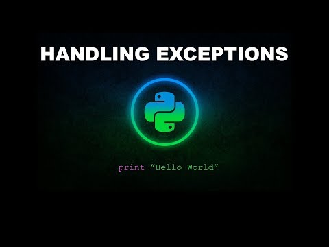 Handling Exceptions Python Programming