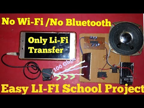 Make a simple Li-Fi System at home Video