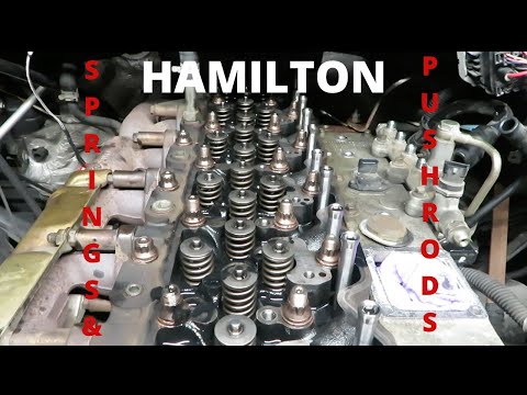 INSTALLED HAMILTON SPRINGS AND PUSHRODS IN MY CUMMINS!!!