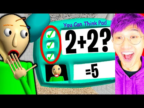 LANKYBOX Playing BALDI'S BASICS!? (FULL GAME PLAY!)