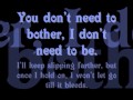 Bother - Stonesour - Lyrics