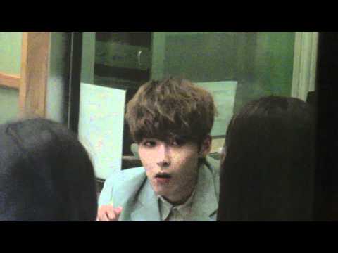 120605 Sukira - Ryeowook eating & Sungmin in his own world