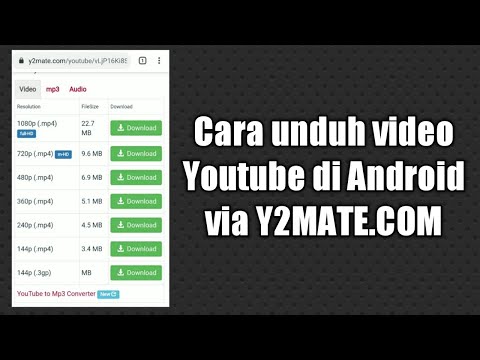 Cara unduh video Youtube - via y2mate.com