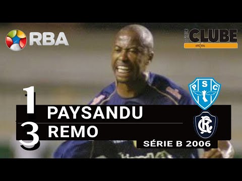 VITÓRIA DO LEÃO NO CLÁSSICO| Paysandu 1 x 3 Remo| Série B 2006 | GOLS E MELHORES MOMENTOS