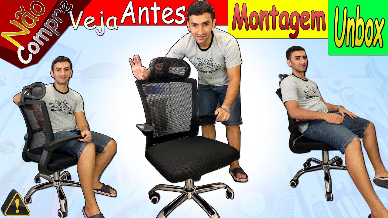 Cadeira de Escritório Giratória Presidente Nell/TUDO QUE VC PRECISA SABER ANTES DE COMPRAR!!