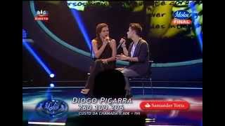 Diogo Piçarra &amp; Vanessa da Mata - Ídolos 2012 - Final (As Palavras)