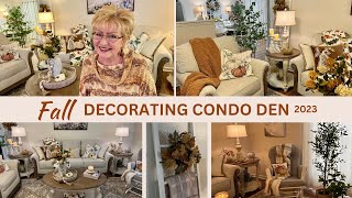 2023 FALL CONDO DECORATING DEN #falldecoratewithme #falldecor #fall