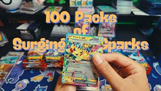 Watch Us Pull 2 of Everything | 100 Packs of Surging Sparks!