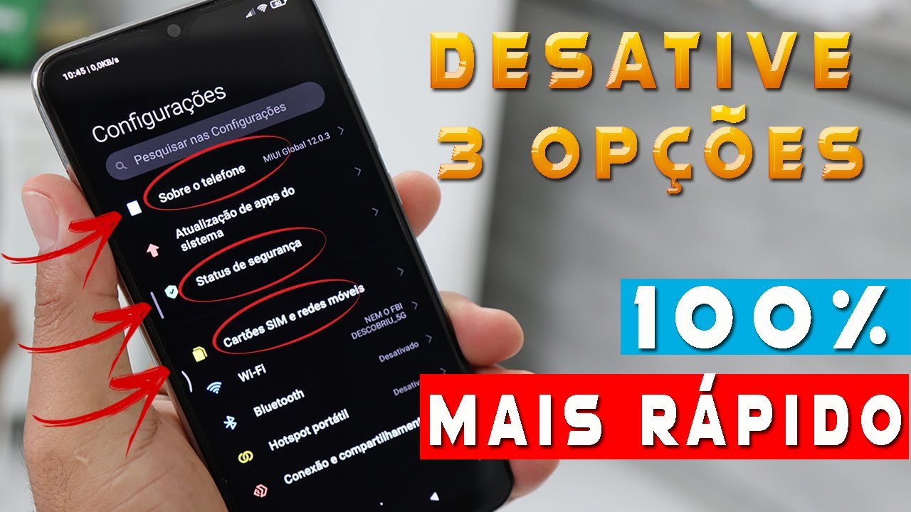 DESATIVE JÁ! Isso vai deixar seu celular 100% mais rápido sem travar (ÚNICA QUE FUNCIONA)