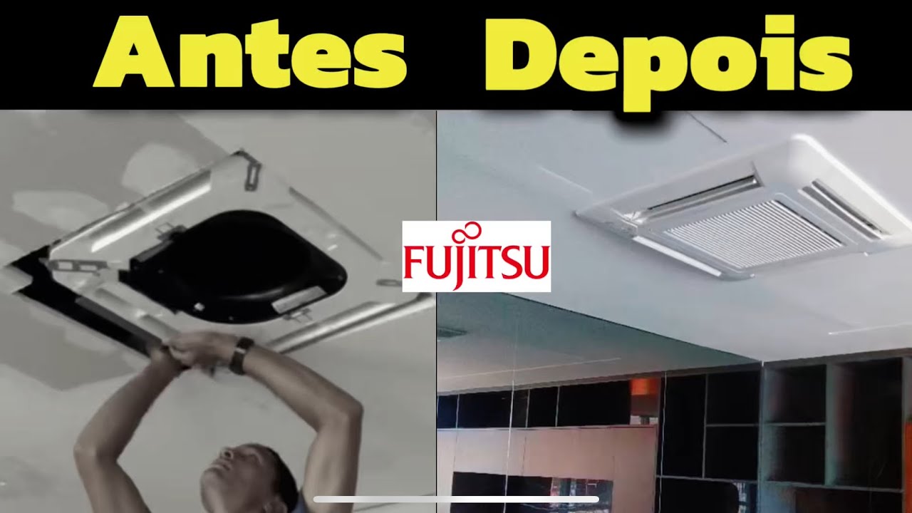 Instalação de Ar Condicionado Split Fujitsu Cassete 24000 BTU