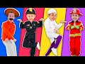 A Ram Sam Sam Dance | Policeman, Doctor and Farmer Song | Police Officer Song - LookBee!