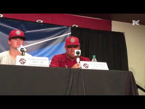 USC coach Chad Holbrook after super regional loss to Okla. State