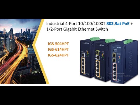 IGS-504HPT Unmanaged Gigabit PoE Switch