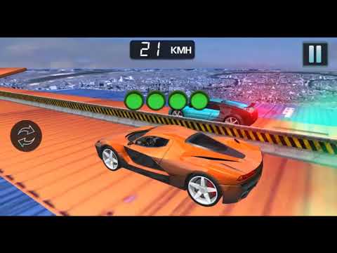 Impossible Stunts Racing Car Free: 3D Sky Tracks Video