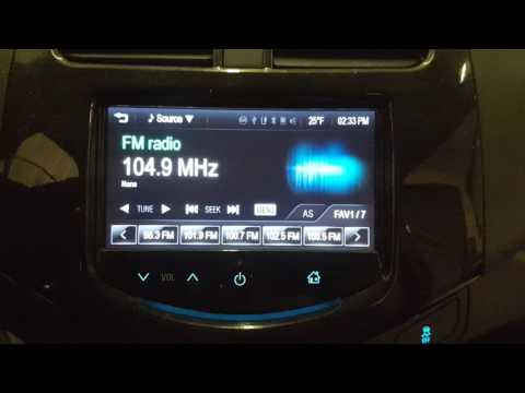 DC0227 - 2013 Chevy Spark 2LT - AM FM MP3 Stereo Wireless Interface Digital Informational Center
