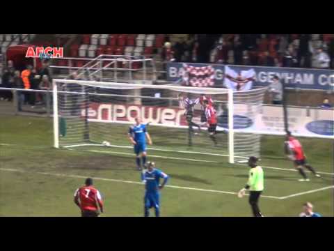 AFC Hornchurch 2 Grays Athletic 1 - ESC Final (15 Apr 13) - First Smith goal