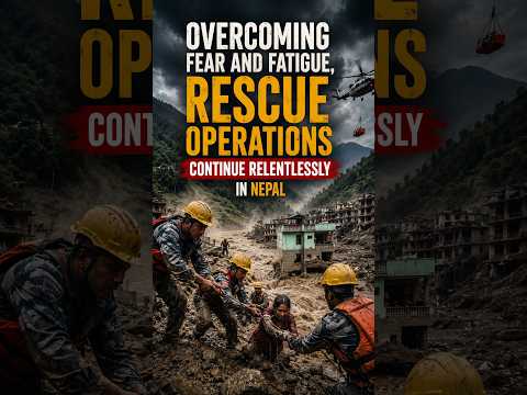 Overcoming fear and fatigue, rescue operations continue relentlessly in Nepal
