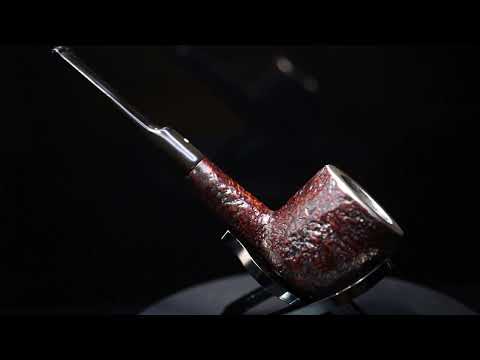 1977 Dunhill 42061 XL POT Bowl ESTATE PIPE Tanshell Metal Topper