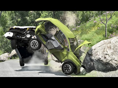 Realistic Car Crashes #57 - BeamNG.Drive