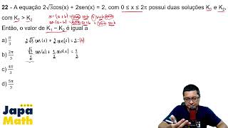 Prova Resolvida AFA(2025 - 2026) - Matemática - Questão 22