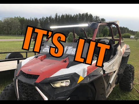 Lighting up the night! 32\" Rigidhorse LED lightbar