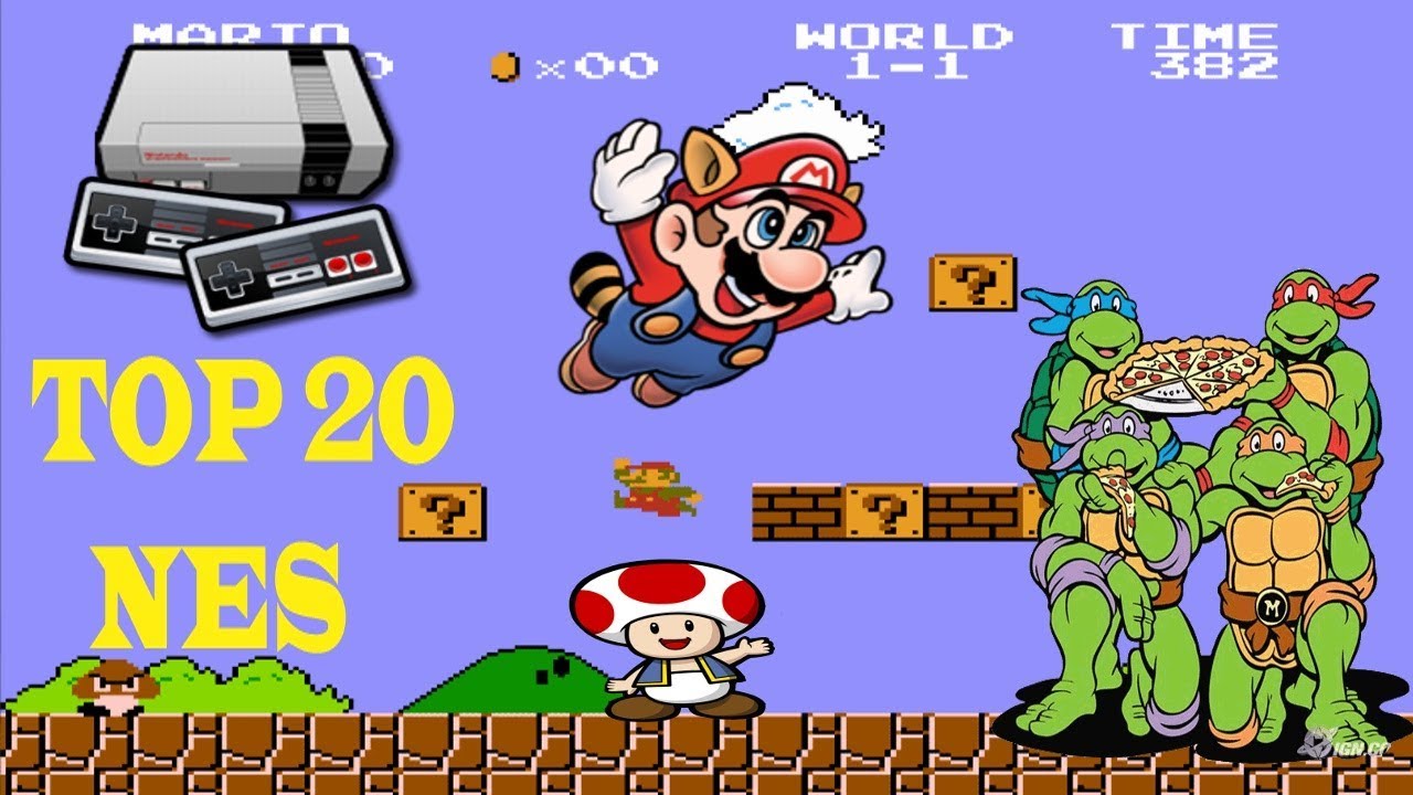 TOP 20 NINTENDINHO (NES) - OS MELHORES JOGOS DO CONSOLE