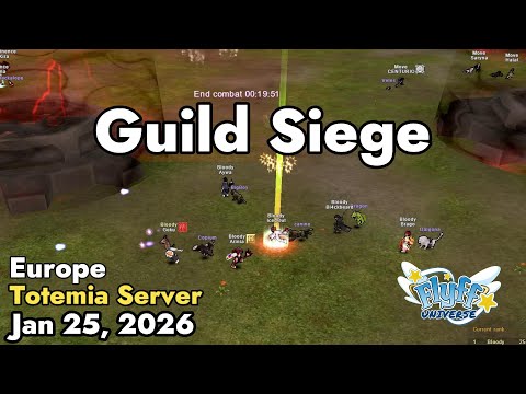Guild Siege (Totemia) January 25, 2026 | Flyff Universe