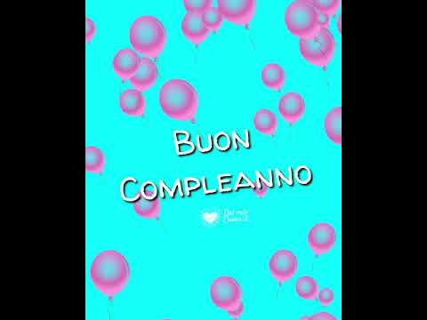 Video di Buon Compleanno con palloncini