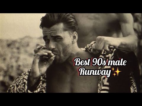 Men/Male 90’s supermodel runway collection